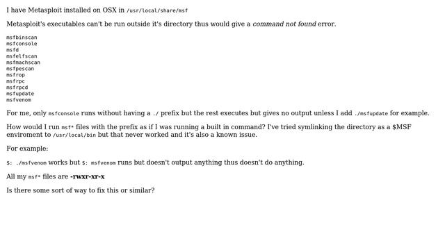Unix & Linux: Metasploit Directory Doesn't Run Executables Without ./ (2 Solutions!!) смотреть онлайн