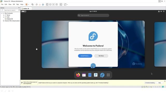 1.1.11. Downloading and Installing Fedora 39 in VMware Workstation смотреть онлайн