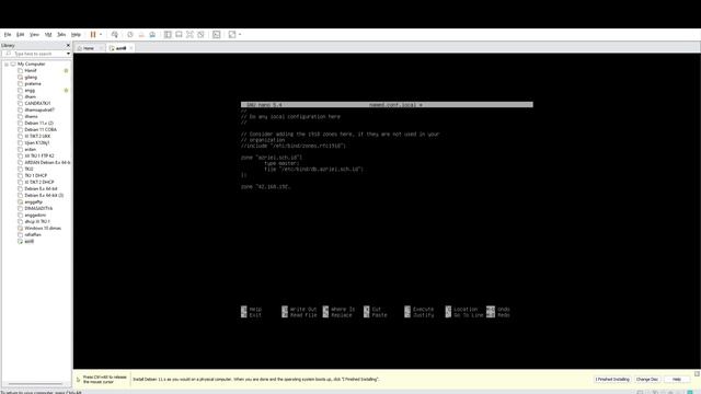 KONFIGURASI DNS SERVER DEBIAN 11 смотреть онлайн