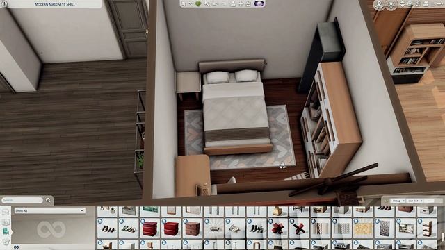 I tried The Sims 4 Official Modern Maddness shell challenge | Eco Apartment Units смотреть онлайн