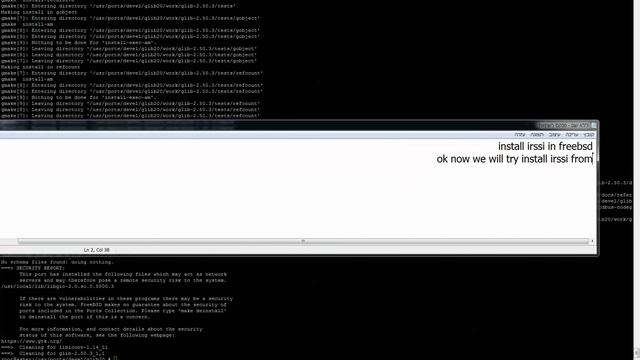 install irssi v1.2-1.2-dev in freebsd смотреть онлайн