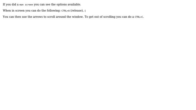 DevOps & SysAdmins: How to scroll back in screen within a ssh session from OS X? (6 Solutions!!) смотреть онлайн