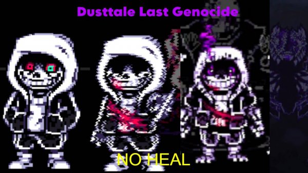 Dusttale Last Genocide [NO HEAL] full gameplay