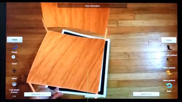 Chair - Marker (AR Card) Action - Augmented Reality Android App смотреть онлайн