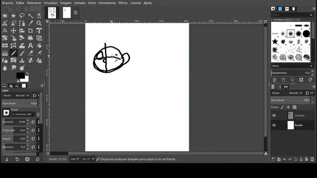 Desenhando no GIMP #linux #gimp #wacom - LIVE / BOLADO CARTOON смотреть онлайн