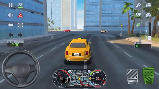 taxi sim 2020 l picking up Uber ride in Jaguar brand new 🚙🐆🚘l Android iOS car game 2021 смотреть онлайн