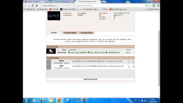 TUTO COMMENT TELECHARGER PLUG AND PLAY GRATUITEMENT !!! смотреть онлайн