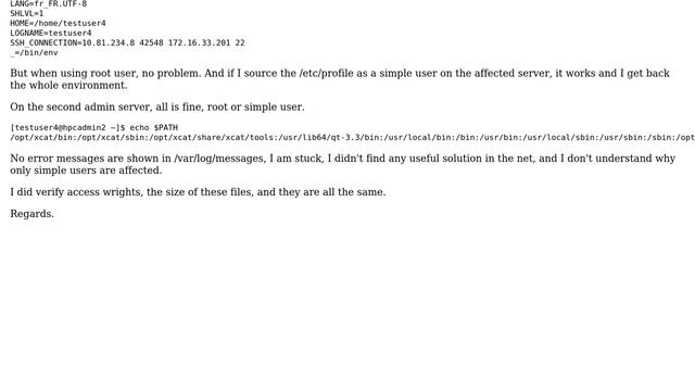 DevOps & SysAdmins: RHEL 6.4x64 /etc/profile is not executed as a simple user смотреть онлайн
