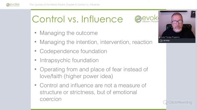The Journey of the Heroic Parent, Chapter 6: Control vs. Influence смотреть онлайн
