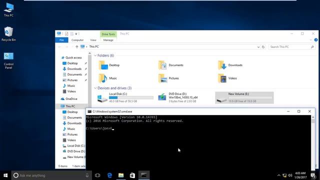 How to Jump one Drive to another Drive through CMD смотреть онлайн