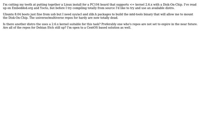 Unix & Linux: supported 2014 distro with 2.6.x kernel смотреть онлайн