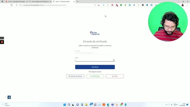 Certificado Digital e-CPF A1 Serasa no Windows 11, por Mauricio Cassemiro смотреть онлайн