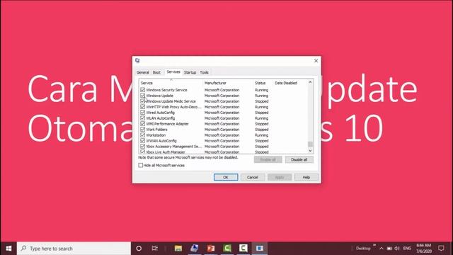 Cara Mematikan Update Otomatis Windows 10 Di Laptop dan Komputer Paling Efektif смотреть онлайн