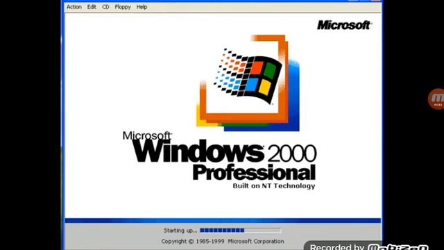 Windows 2000 shutdown and startup on Microsoft Virtual PC 2007 (NO MUSIC) смотреть онлайн