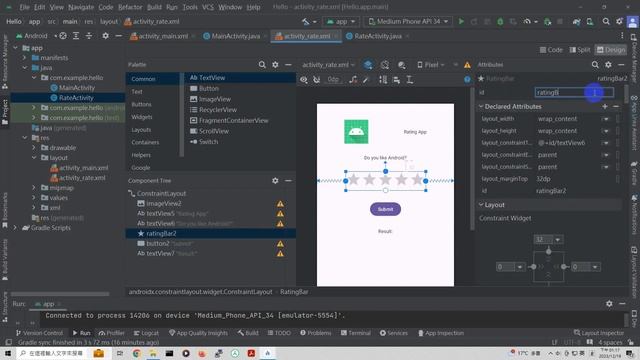 Android Java 程式設計 (五) : 切換手機畫面，加入評分 App смотреть онлайн