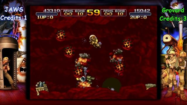 Metal Slug 3 With JAWS and Grovard! Mission 1 - Crab People! смотреть онлайн