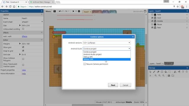EXPORTANDO para ANDROID! | Construct 3 смотреть онлайн