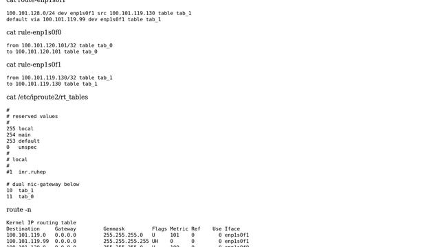 Dual IP, different routing but Network not connecting (CentOS 7) смотреть онлайн