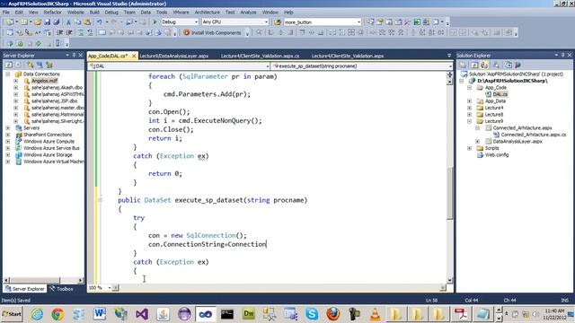 How To Use Data Access Layer in Asp.net 4.0 part 1 смотреть онлайн