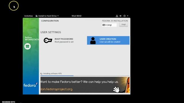 Fedora OS on VMware смотреть онлайн