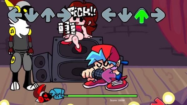 FNF Mod showcase - protogen (instead of dad)