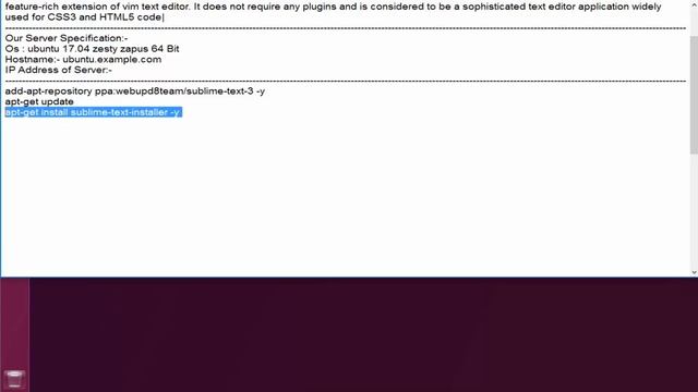 How To Install Sublime Text Editor In ubuntu 17.04 zesty zapus смотреть онлайн