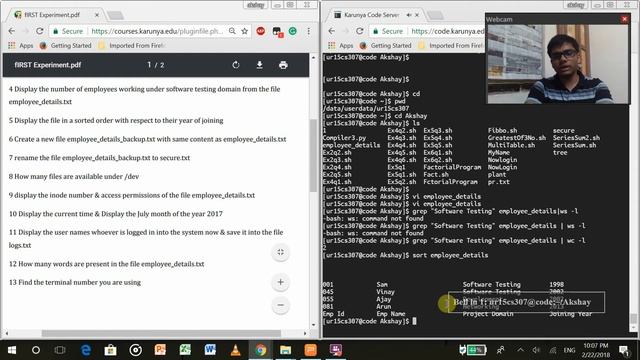 Basic unix commands смотреть онлайн