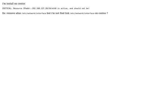 DevOps & SysAdmins: Heartbeat is not running on centos? смотреть онлайн