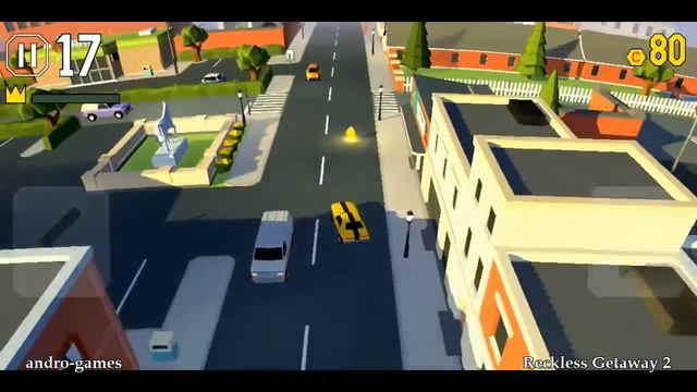 Reckless Getaway 2 (by Pixelbite) - free offline racing game for Android and iOS - gameplay. смотреть онлайн