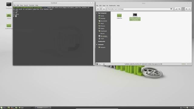 Automatically validate cyberfox file hashes on linux смотреть онлайн