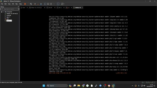 KONFIGURASI CACTI DEBIAN 10 IN VMWARE смотреть онлайн