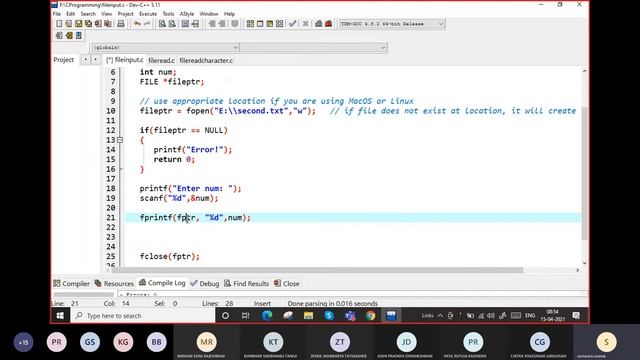 C Programming File Read Write operations- 1 смотреть онлайн