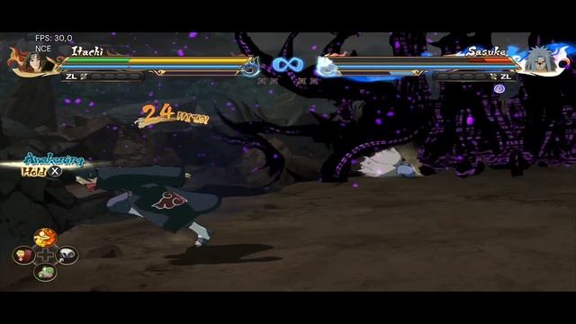 Naruto Storm Connections Mod Itachi EMS testing Android Gameplay смотреть онлайн