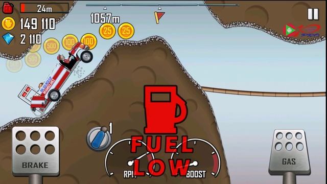 HILL CLIMB RACING - Walkthrough Gameplay Part 7 - NEW CAR AMBULANCE (iOS Android) смотреть онлайн