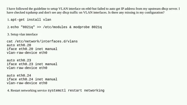 Raspberry Pi 3 VLAN interface DHCP client issue смотреть онлайн