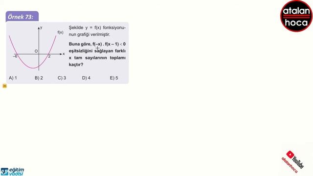 11. SINIF İKİNCİ DERECEDEN BİR BİLİNMEYENLİ EŞİTSİZLİK SİSTEMLERİ - 6 смотреть онлайн