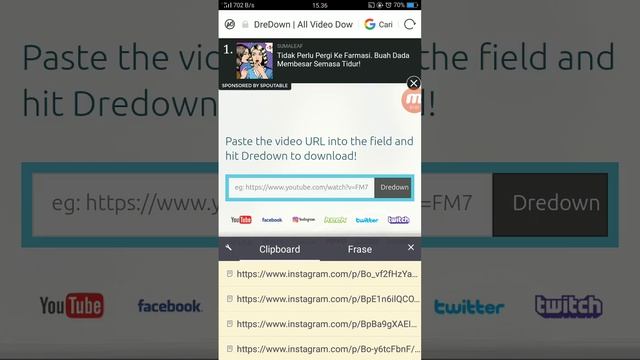 Cara Download Video Instagram di Browser Android смотреть онлайн