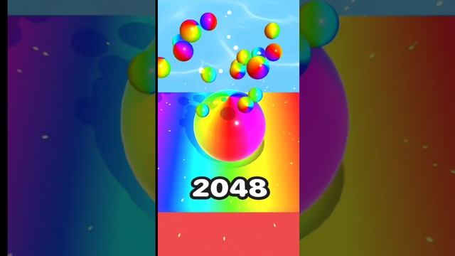 Ball Run MERGE 2048 , All levels gameplay walktrough android iOS смотреть онлайн