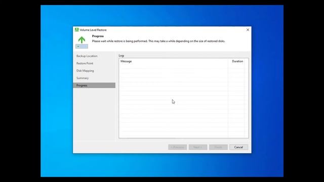 Veeam Agent for Microsoft Windows - Restauration sous Windows 10 смотреть онлайн