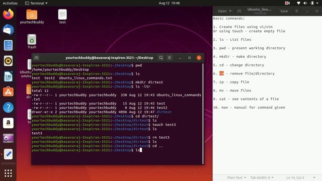 Linux basic command in Ubuntu - Session 1 смотреть онлайн