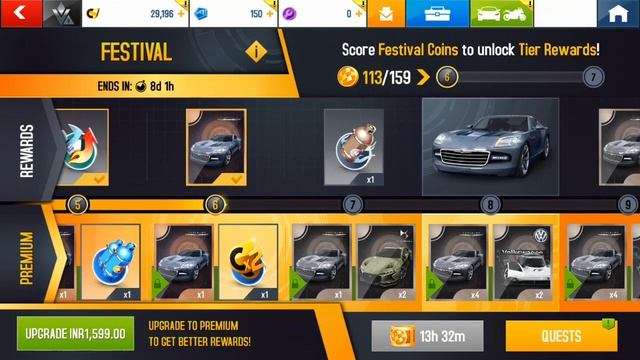 Asphalt 8- Claiming All Festival Coins For Day 2 Of The Chrysler Firepower Festival