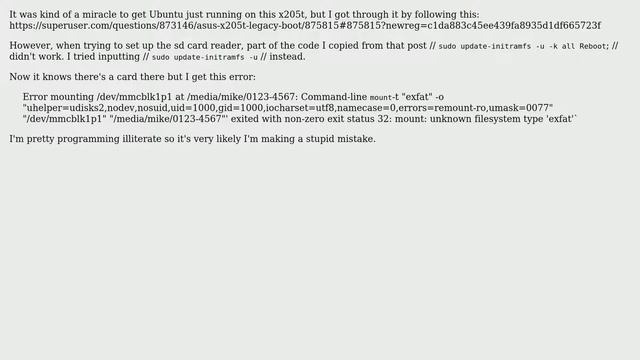 How can I get Ubuntu to recognize Asus X205T hardware? смотреть онлайн