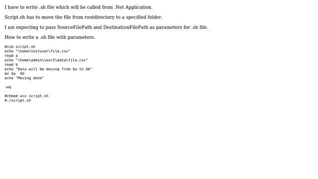 Unix & Linux: Shell Script to copy the file to another folder смотреть онлайн