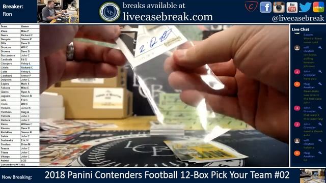 2018 Panini Contenders Football 12 Box Pick Your Team #02 1 11 2019 смотреть онлайн