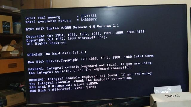 Trying to boot AT T Unix System V on a Pentium P4 смотреть онлайн