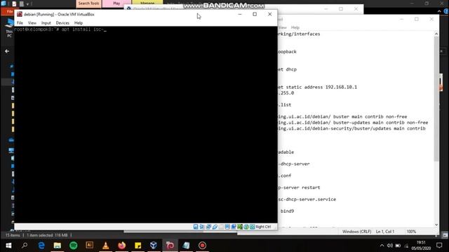 [PART 1] Instalasi Debian 10 Buster dan Konfigurasi DHCP dan DNS смотреть онлайн