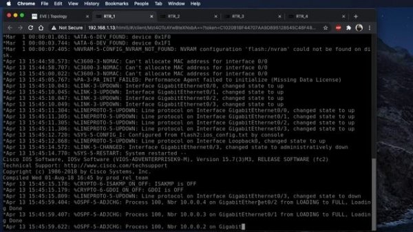 UPLOAD LAB FILE EVE-NG