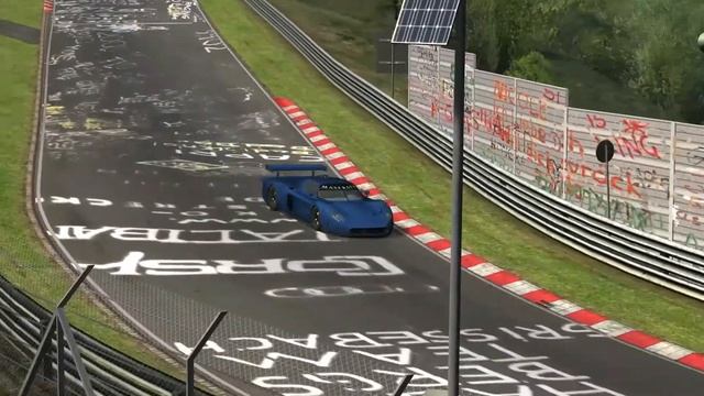 FULL NÜRBURGRING LAP - MASERATI MC12 GT1 - Assetto Corsa
