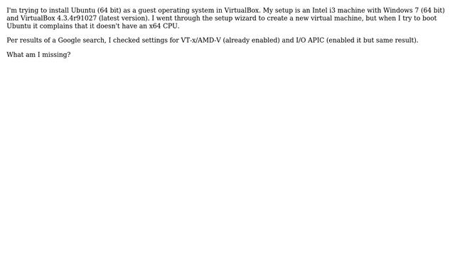 VirtualBox 64-bit guest смотреть онлайн