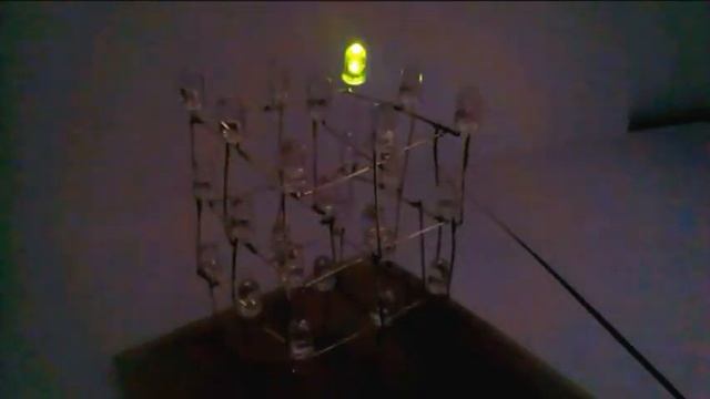 3x3x3 led cube Pic16f690 смотреть онлайн